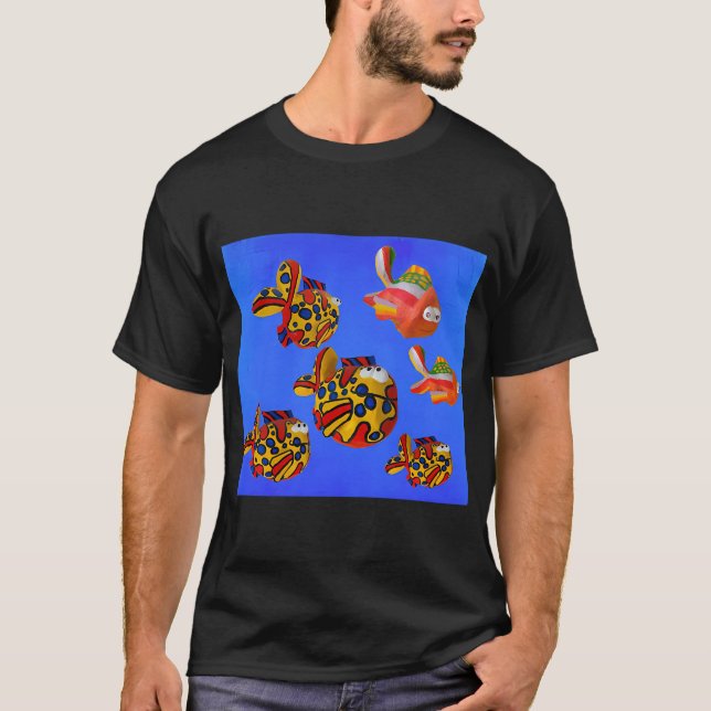 Camiseta Amigos Peixes (Frente)