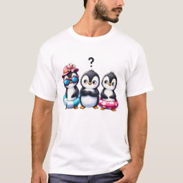 Camiseta Amigos Pinguins – Adorável Pinguim Kawaii