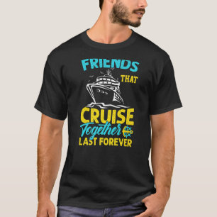 Camiseta Amigos Que Cruzam Juntos No Último Para Sempre Cru
