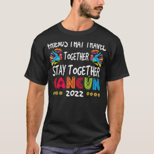 Camiseta Amigos Que Juntam A Viagem Cancelar Viagem De Meni