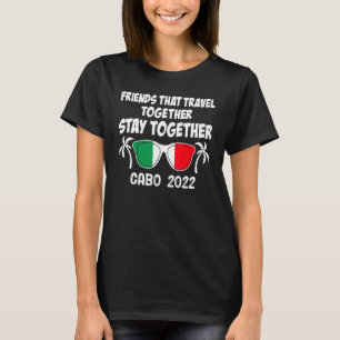 Camiseta Amigos Que Viagem Ficam Juntos Cabo 20