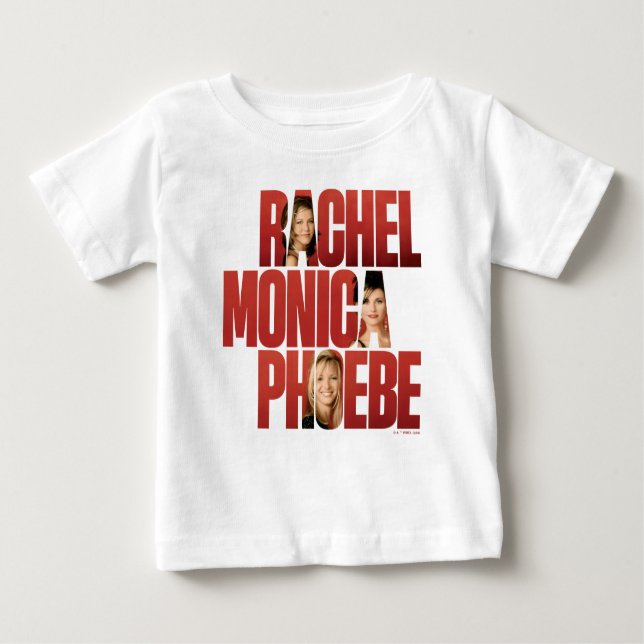 Camiseta AMIGOS™ | Rachel, Monica e Phoebe (Frente)