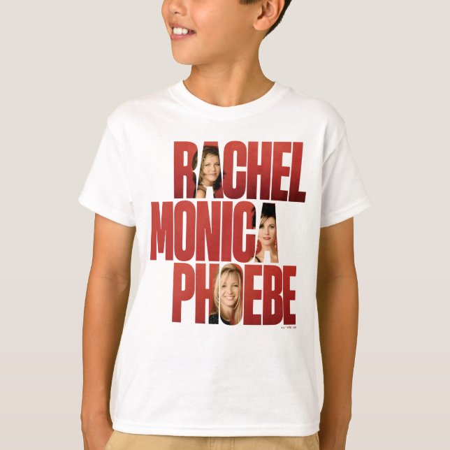 Camiseta AMIGOS™ | Rachel, Monica e Phoebe (Frente)