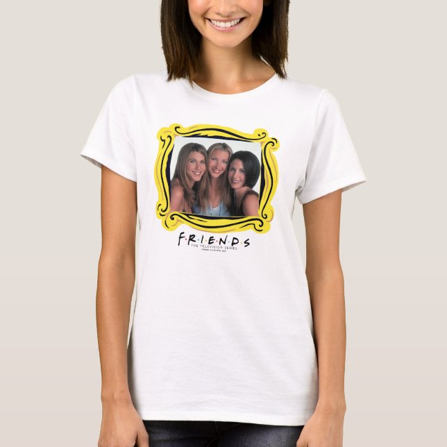 Camiseta AMIGOS™ | Rachel, Phoebe e Monica (Frente)