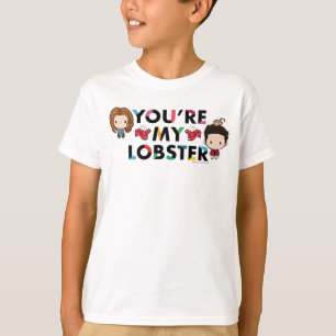 Camiseta AMIGOS™ Ross & Rachel Lobster Chibi