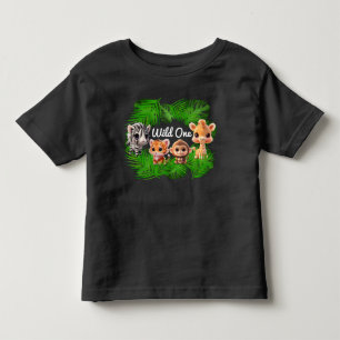 Camiseta Amigos Safari girafa zebra elefante-macaco-zebra