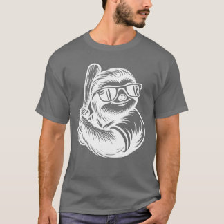 Camiseta Amigos Silhueta Esportiva do Jogador de Beisebol P