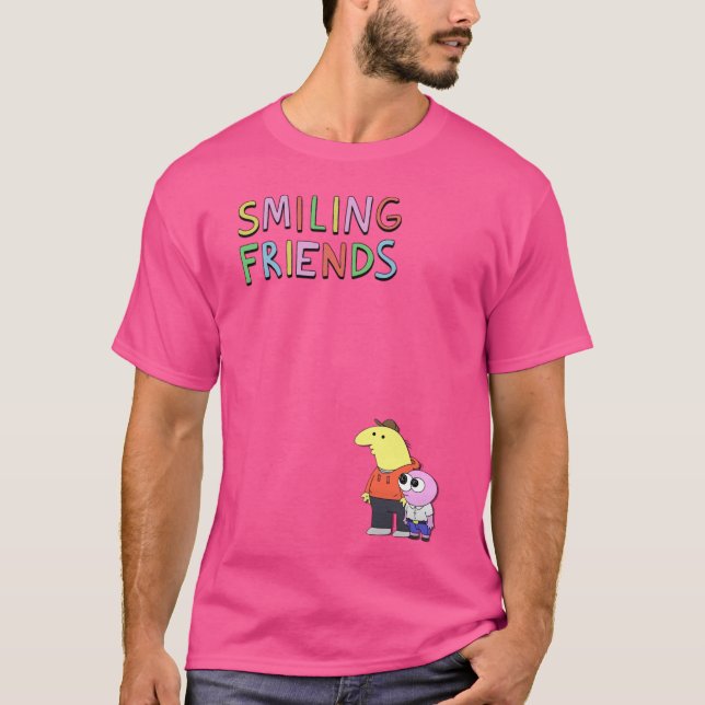 Camiseta Amigos Sorridente - Charlie & Pim (Frente)