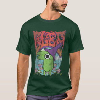 Camiseta Amigos Sorridente Glep Flores de Metal Pesado Vint