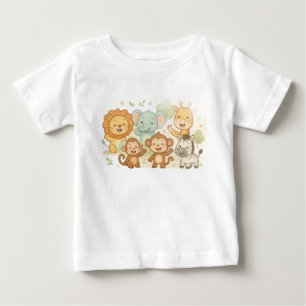 Camiseta Amigos Sorridentes da Savana