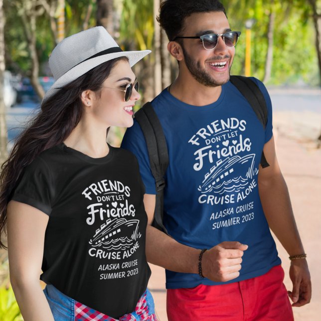 Camiseta Amigos Trip Cruise Personalizado Group (Criador carregado)