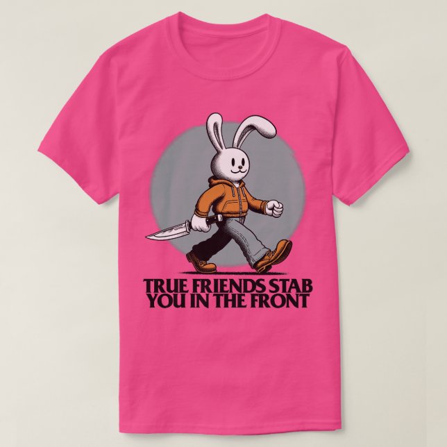 CAMISETA AMIGOS VERDADEIROS TE ROUBAM NA FRENTE (Frente do Design)