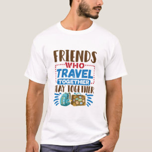 Camiseta Amigos Viagem que Viagem juntos