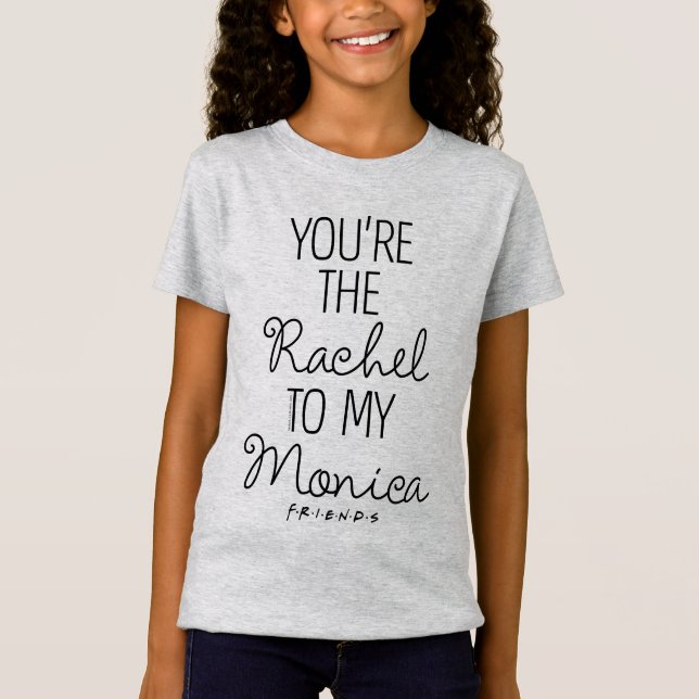 Camiseta AMIGOS™ | Você é a Rachel para minha Monica (Frente)