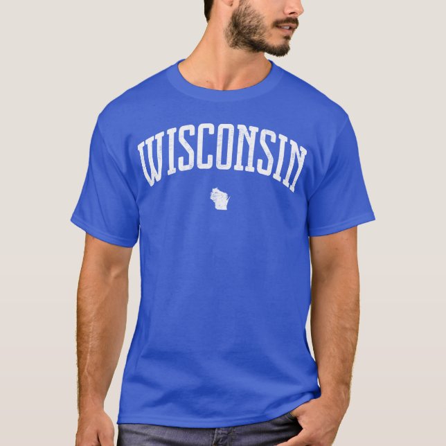 Camiseta amigos Wisconsin Vintage Style (Frente)
