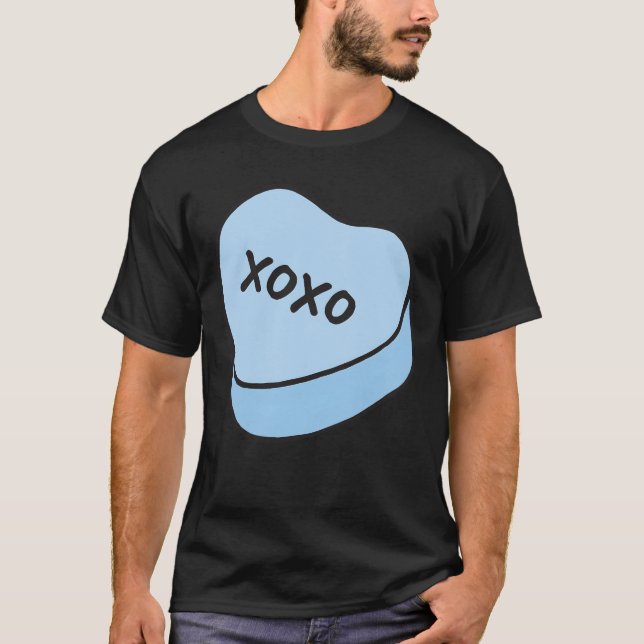 Camiseta Amigos XOXO Candy Heart (Frente)