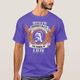 Camiseta Amin Name Shirt Nunca Subestima O Poder De Um