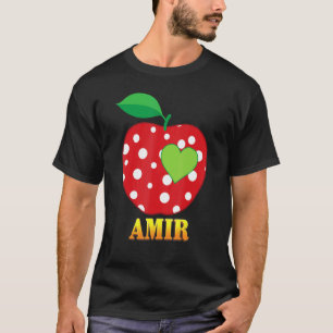 Camiseta Amir Amor Escola Volta às Aulas Menino Criança Est