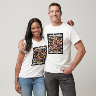 Camiseta Amish Crazy Quilt por Lydia Beachy
