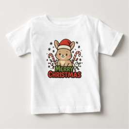 Camiseta AMITA | Coelhinho Fofo Natal Feliz