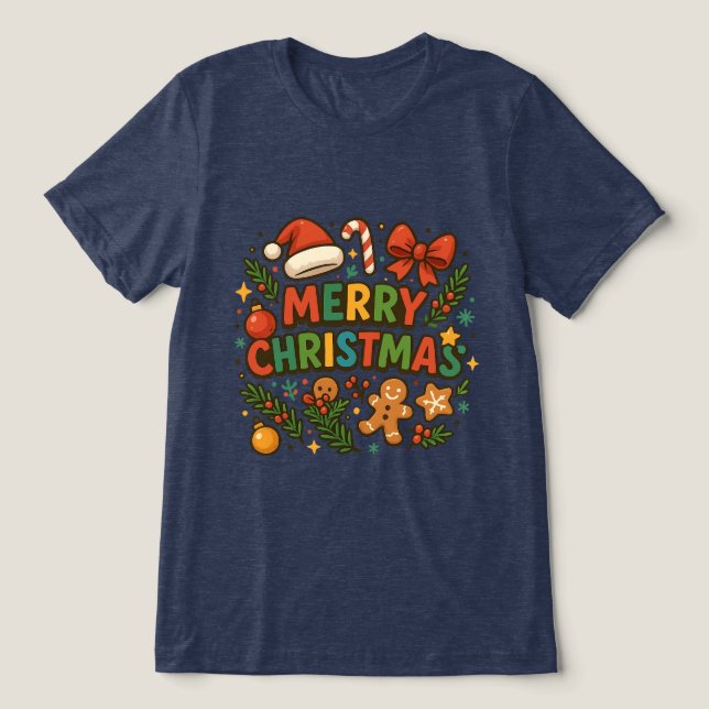 Camiseta AMITA | Merry Christmas Party Tee (Design frontal)