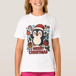 Camiseta AMITA | Merry Christmas Penguin