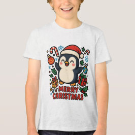 Camiseta AMITA | Merry Christmas Penguin