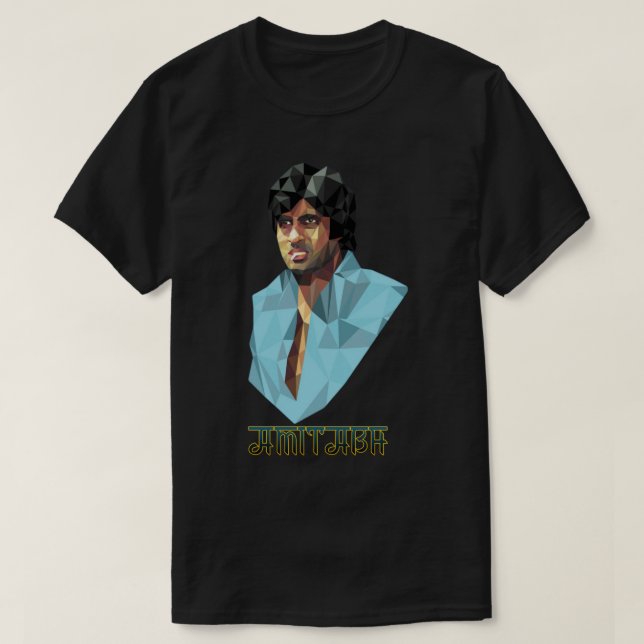 Camiseta Amitabh Bachchan retro style (Frente do Design)
