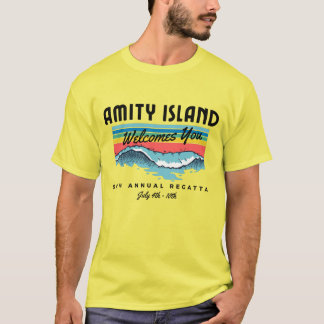 Camiseta Amity Island te dá as boas-vindas - Tubo de Filme 