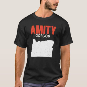 Camiseta Amity Oregon EUA State America Viagem derrejon