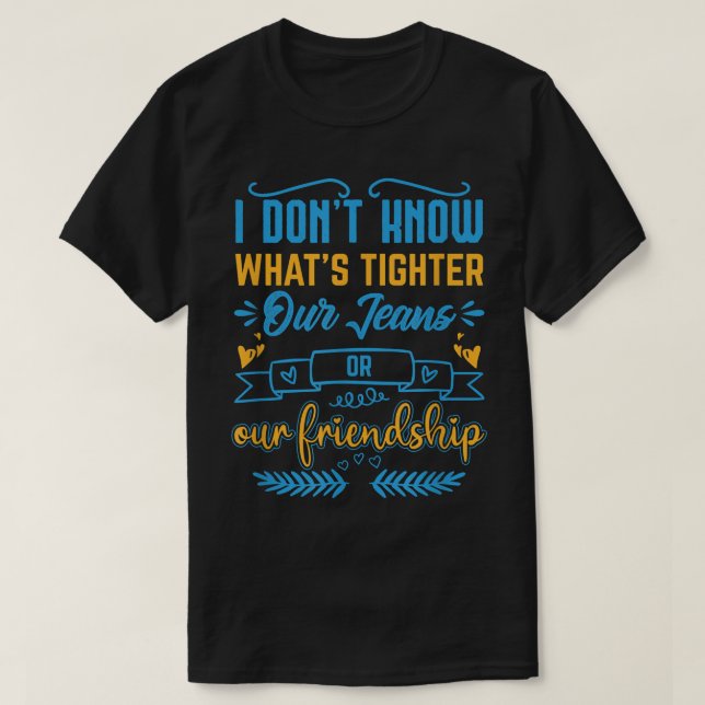 Camiseta Amizade 2 Melhores Amigos Bff Bestis Engraçado (Frente do Design)
