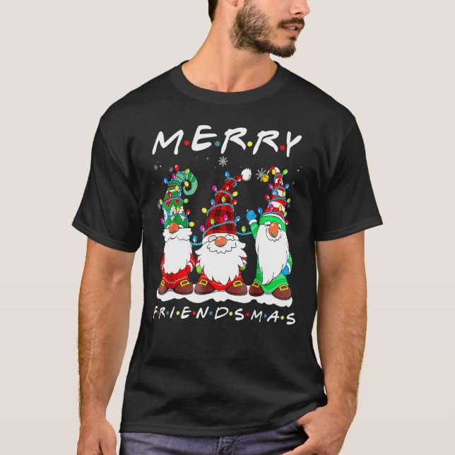 Camiseta amizade de natal e feliz (Frente)
