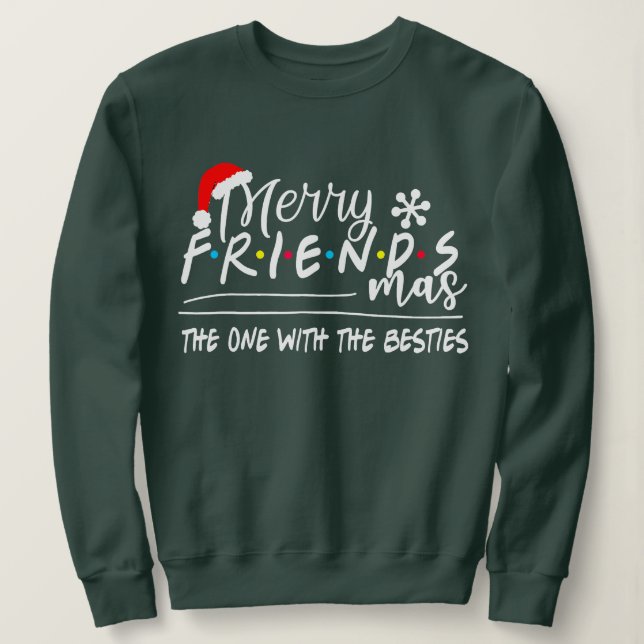 Camiseta Amizade feliz O Que Tem O Natal Bestial (Frente do Design)