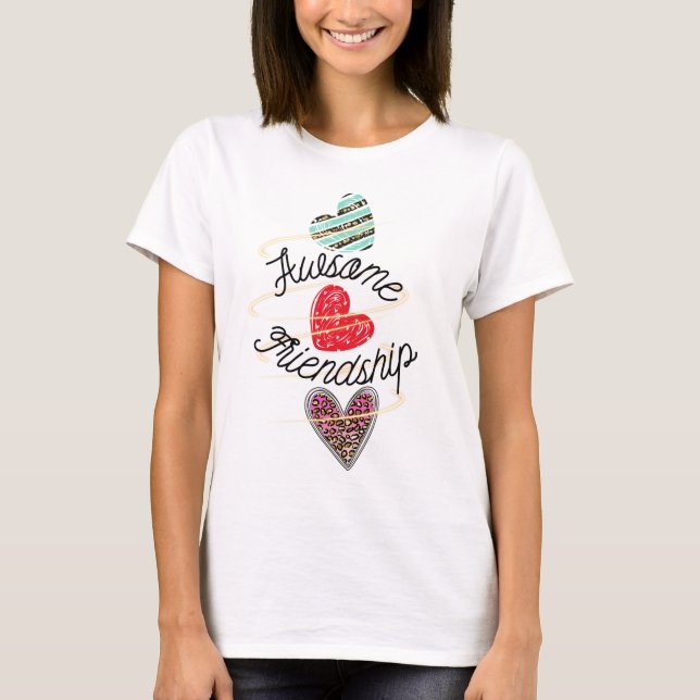 Camiseta Amizade inteligente (Frente)