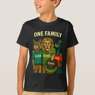 Camiseta Amizade, Isibindi, Altruísmo, Reveur 4 Casas 1 Fa