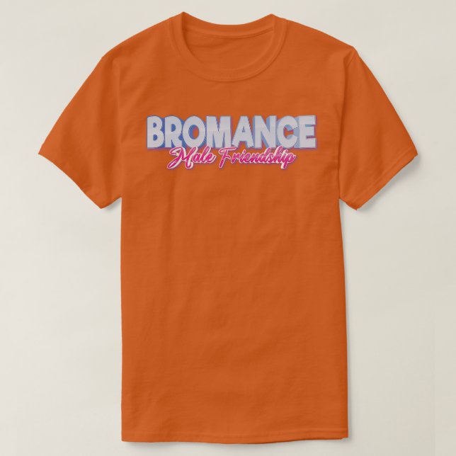 Camiseta Amizade Masculina Bromance 1 (Frente do Design)