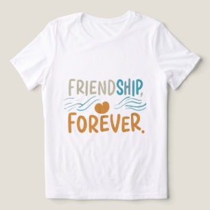 Camiseta Amizade para sempre