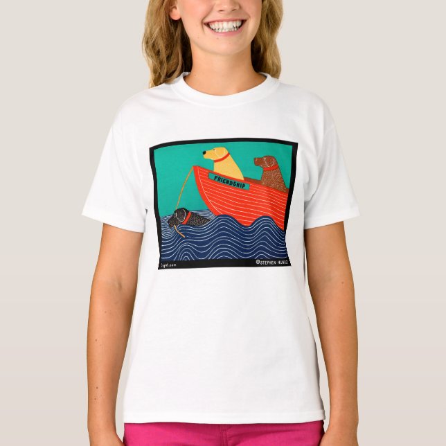 Camiseta Amizade - Stephen Huneck (Frente)