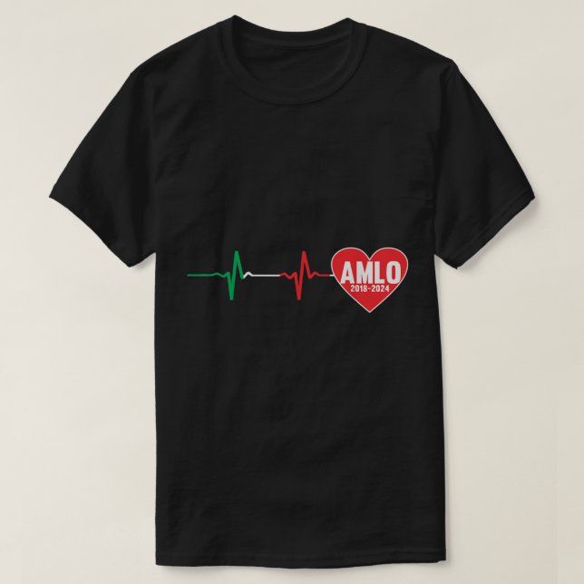 Camiseta AMLO 2018 Presidente do México (Frente do Design)