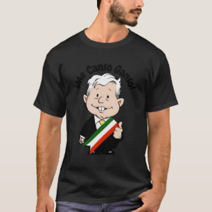 Camiseta Amlo Amlito Me Canso Ganso Moon Mexicano Muã±Eco