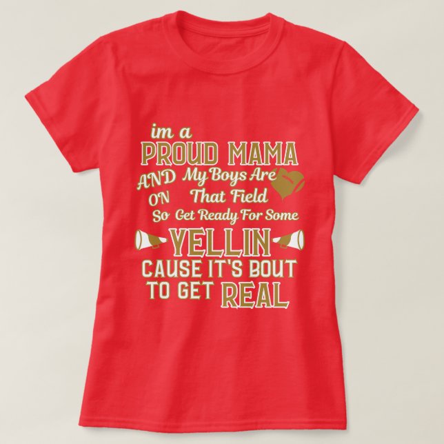 Camiseta Ammo Roupa dos EUA Sou uma mulher orgulhosa (Frente do Design)