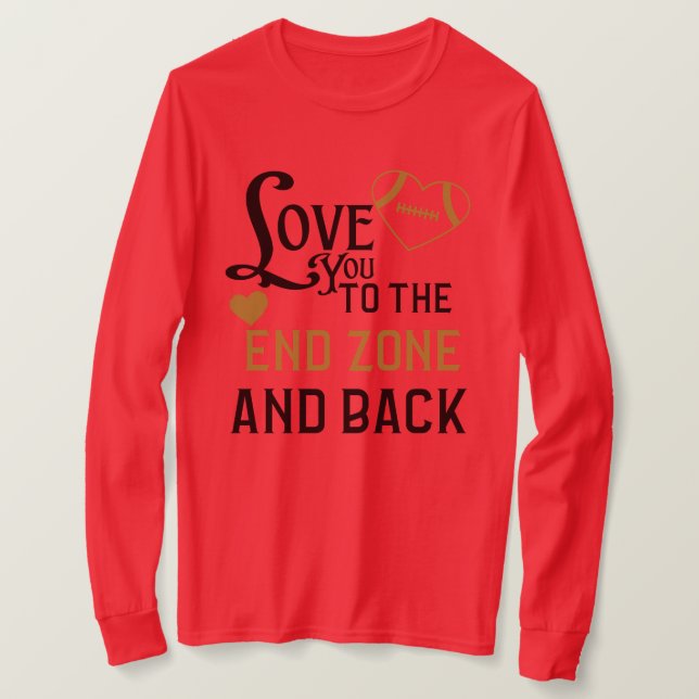 Camiseta AMMO Roupa USA Ama Você O Endzone (Frente do Design)