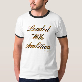 Camiseta Ammo Roupa USA Carregou W Ambition II Men's Ringer