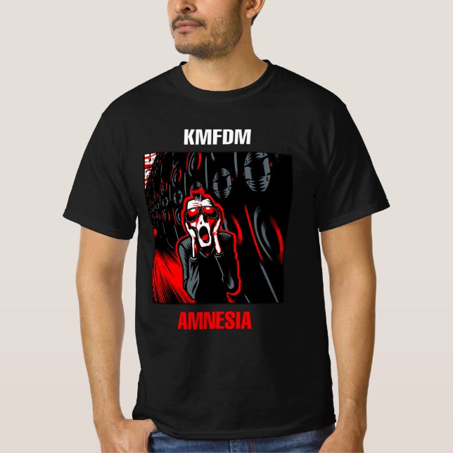 Camiseta Amnésia do Kmfdm (Frente)