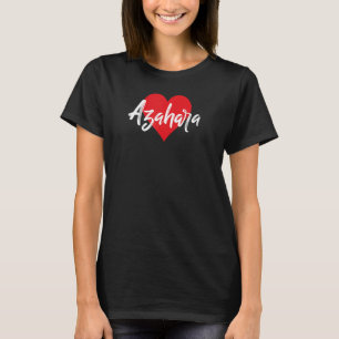 Camiseta Amo A Azahara Primer Nombre Yo Corazón