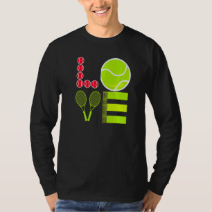 Camiseta Amo A Bola Tênis Tênis, Que Eu Chamei De Doente.