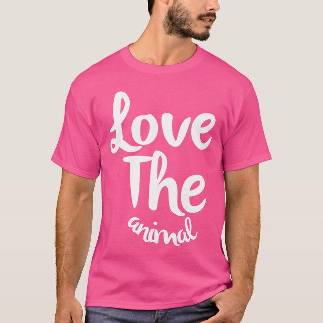 Camiseta Amo a garota animal (Frente)