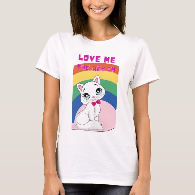 Camiseta amo a maneira que estou (Frente)