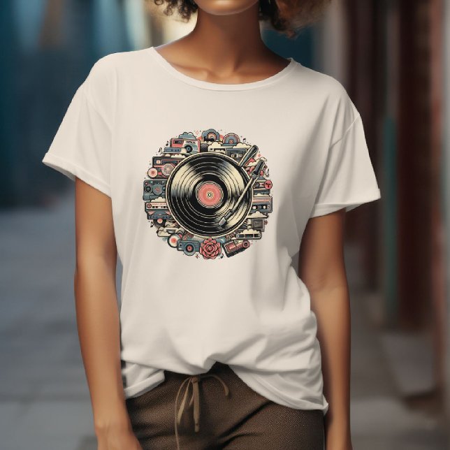 Camiseta Amo A Música (Criador carregado)