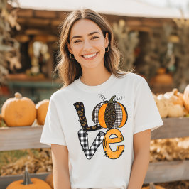 Camiseta Amo Abóbora Outono
